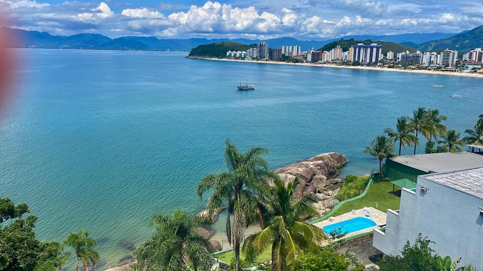 Linda Cobertura Duplex, Pe Na Areia,Vista Linda. Apartment Caraguatatuba Exterior photo